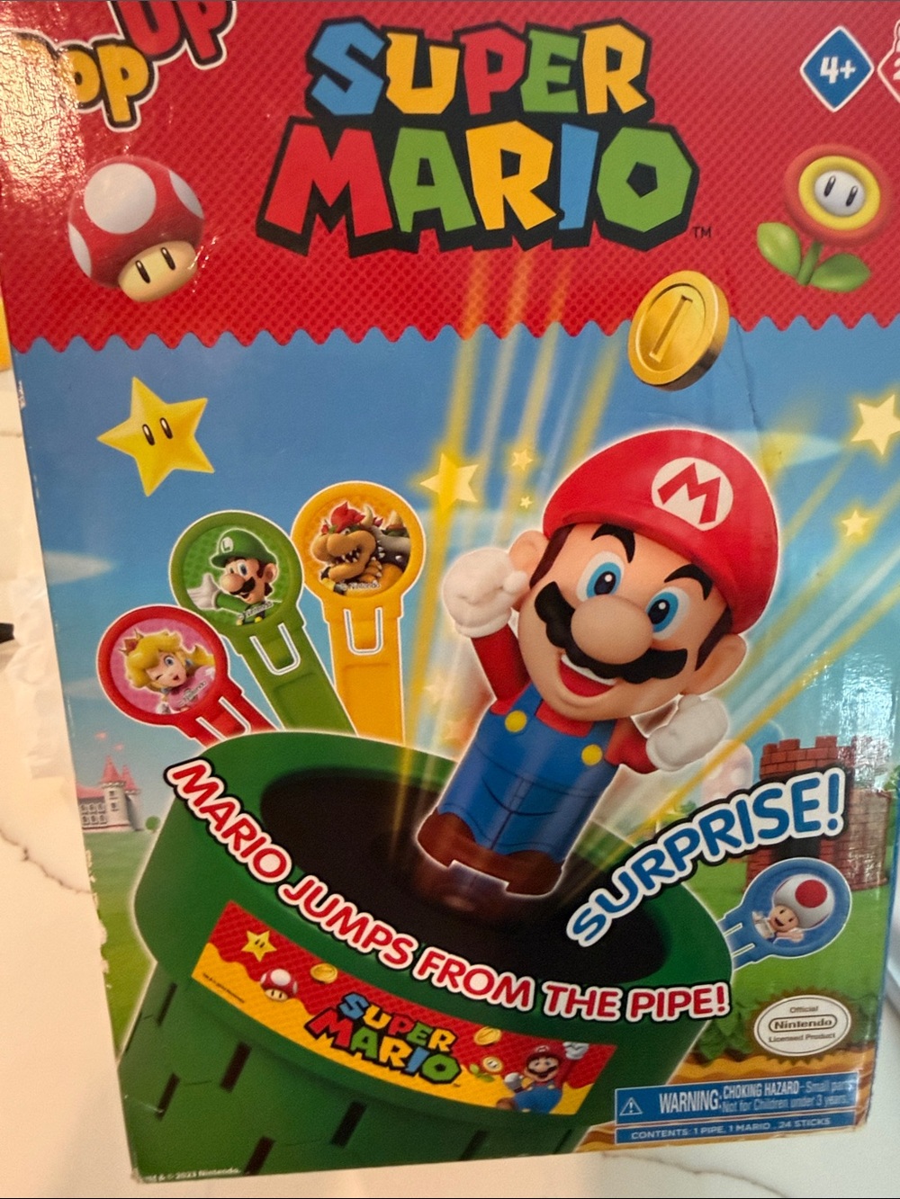 Nintendo Super Mario Jumping  Toy - Red, Blue, Green, Yellow